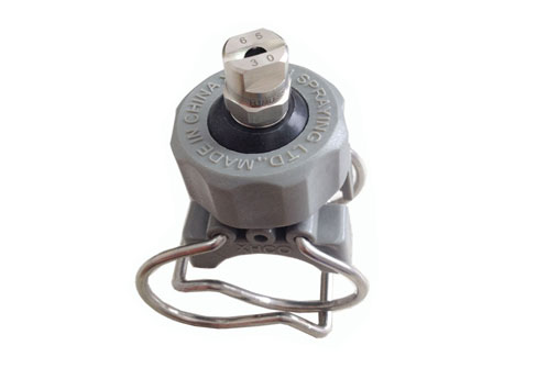 Stainless steel spray tip clamp nozzle