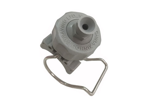 Single clamp nozzle with venturi
